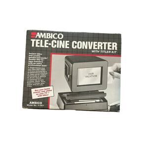 Ambico Tele-Cine Converter with titler
